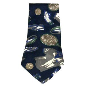 Italianissimo Sport Theme Mens Necktie Tennis